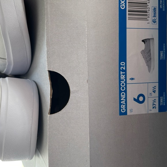 ‼️SOLD‼️ NIB Women Adidas Metallic Animal Print Tennis Sneakers Size 6 - Picture 8 of 9